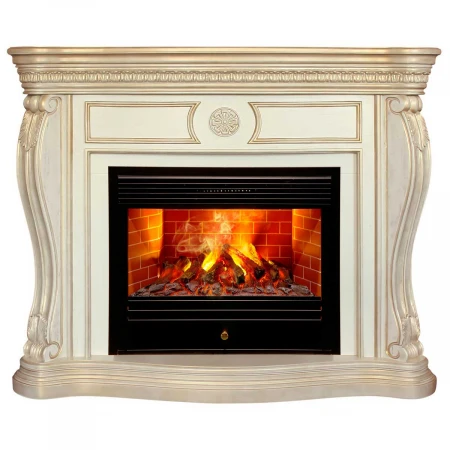 Электрокамин Realflame Barcelona 33 WT с очагом 3D Novara 348120