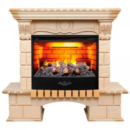 Электрокамин Realflame Bolero 25/25,5 WT с очагом 3D Firestar 25,5 344304