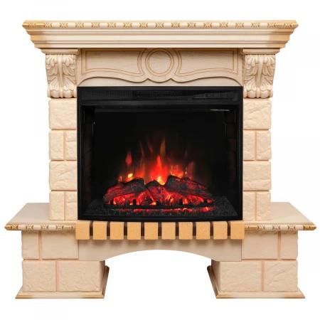 Электрокамин Realflame Bolero 25/25,5 WT с очагом Evrika 25,5 314304