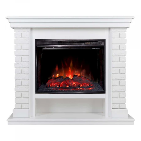 Электрокамин Realflame Brixton 25,5 WT с очагом Evrika 25,5 314295