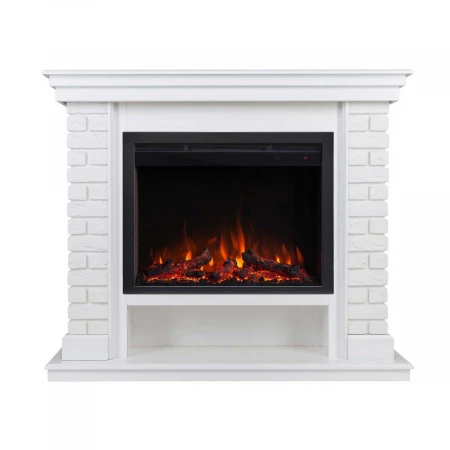 Электрокамин Realflame Brixton 25,5 WT с очагом Saphir 25,5 373295