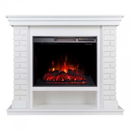 Электрокамин Realflame Brixton 25,5 WT с очагом Sparta 25,5 313295