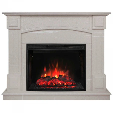 Электрокамин Realflame Carolina 24/25,5 WT-F714 с очагом Evrika 25,5 314039