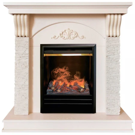 Электрокамин Realflame Corfino WT с очагом 3D Olympic 342139