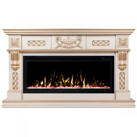 Электрокамин Realflame Corsica 42/BV WT с очагом Saphir 42 324242