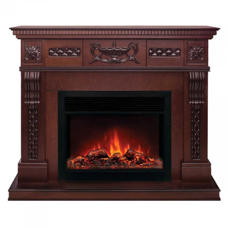 Электрокамин Realflame Corsica Lux 25,5/26 AO с очагом Moonblaze Deluxe Black 317055