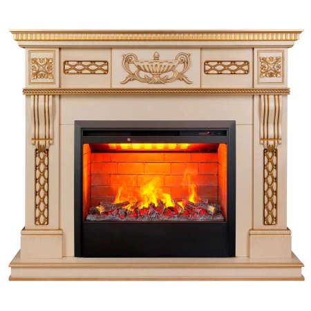 Электрокамин Realflame Corsica Lux 25,5/26 WT с очагом 3D Helios 26 346057