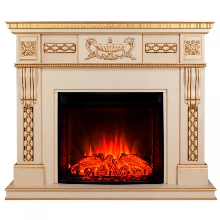 Электрокамин Realflame Corsica Lux 25,5/26 WT с очагом Evrika 25,5 314057