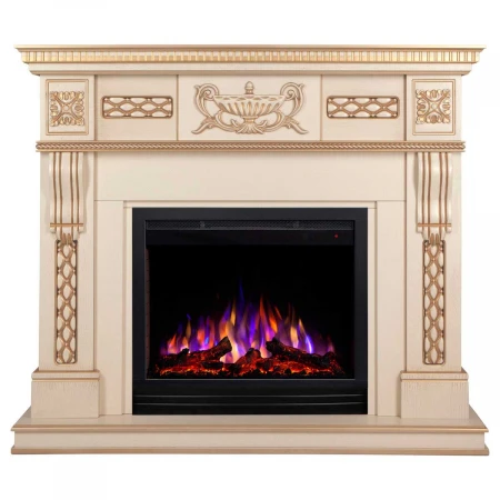 Электрокамин Realflame Corsica Lux 25,5/26 WT с очагом Saphir 25,5 373057