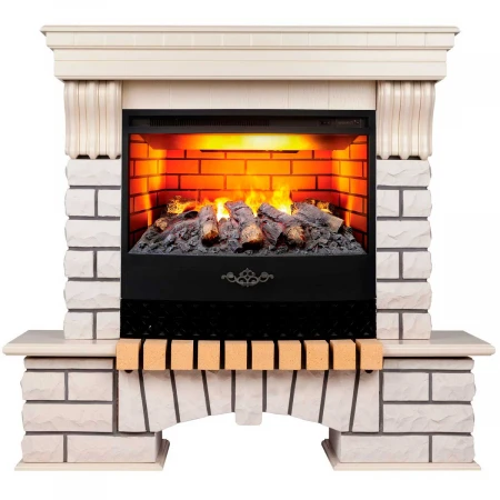 Электрокамин Realflame Country 25/25,5 WT с очагом 3D Firestar 25,5 344163