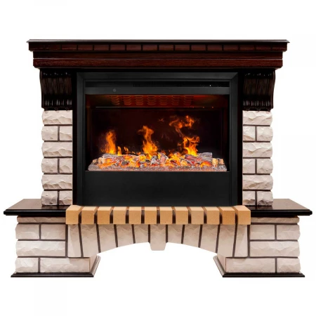 Электрокамин Realflame Country 26 AO с очагом 3D Helios 26 SBG 347181