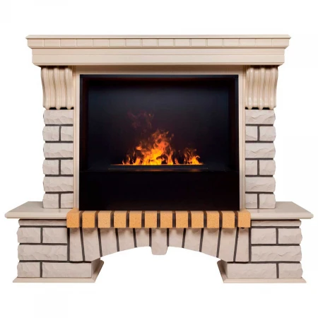 Электрокамин Realflame Country 26 WT с очагом 3D Cassette 630 Black Panel 360182