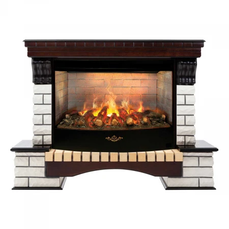 Электрокамин Realflame Country 33/33W AO с очагом 3D Firestar 33 345190