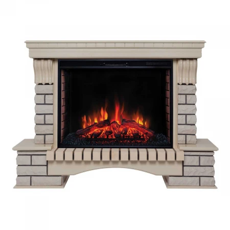 Электрокамин Realflame Country 33/33W WT с очагом Epsilon 33 355191