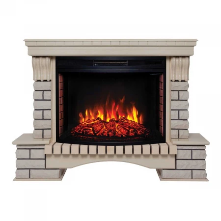Электрокамин Realflame Country 33/33W WT с очагом Firespace 33 320191