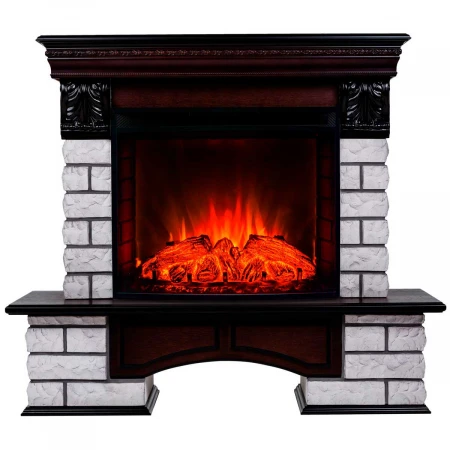 Электрокамин Realflame Country Lux Rock 25/25,5 AO с очагом Evrika 25,5 314164
