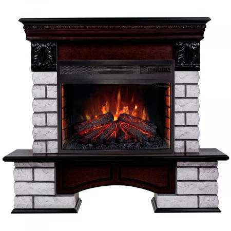 Электрокамин Realflame Country Lux Rock 25/25,5 AO с очагом Firefield 25 312164