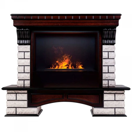 Электрокамин Realflame Country Rock 26 AO с очагом 3D Cassette 630 Black Panel 360183