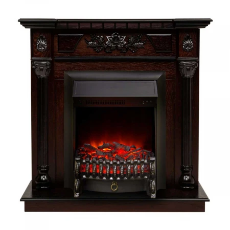 Электрокамин Realflame Dacota AO с очагом Fobos Lux Black 301024