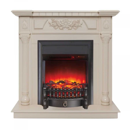 Электрокамин Realflame Dacota WT с очагом Fobos Lux Black RC 302025