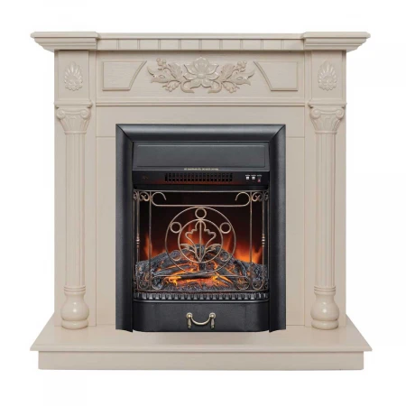 Электрокамин Realflame Dacota WT с очагом Majestic Lux Black 304025