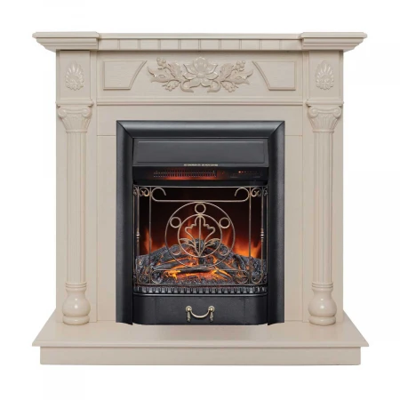 Электрокамин Realflame Dacota WT с очагом Majestic Lux Black RC 305025
