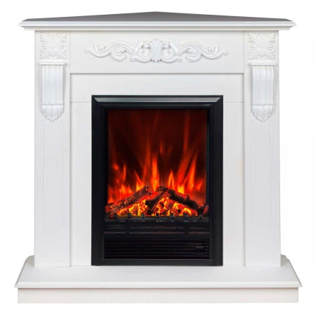 Электрокамин Realflame Dominica Corner WT с очагом Eugene 307010