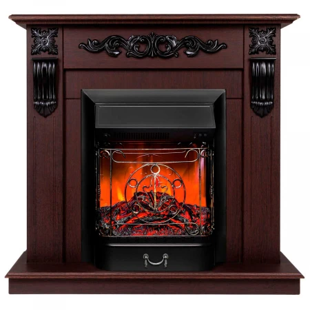 Электрокамин Realflame Dominica DN с очагом Majestic Lux Black 304008