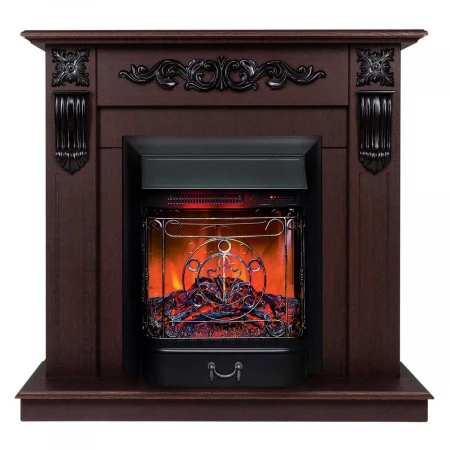 Электрокамин Realflame Dominica DN с очагом Majestic Lux Black RC 305008