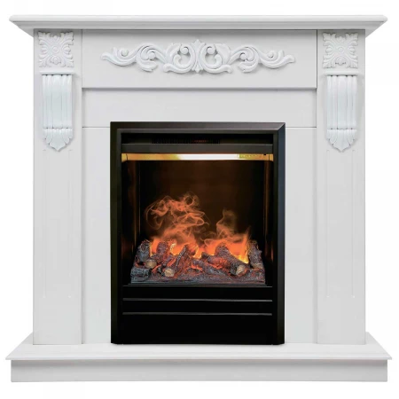 Электрокамин Realflame Dominica WT с очагом 3D Olympic 342007
