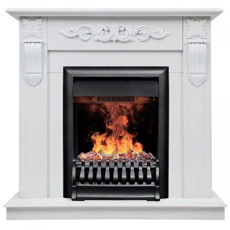 Электрокамин Realflame Dominica WT с очагом 3D Oregan 343007