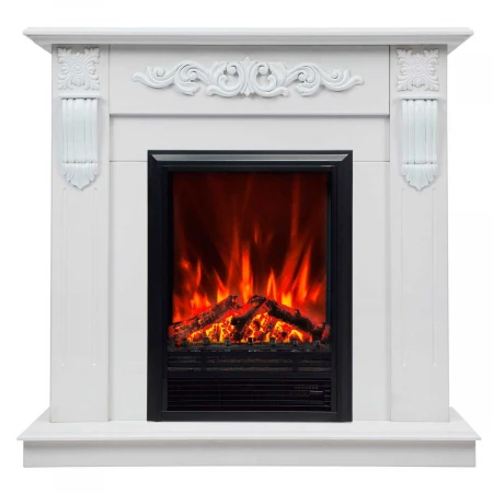 Электрокамин Realflame Dominica WT с очагом Eugene 307007