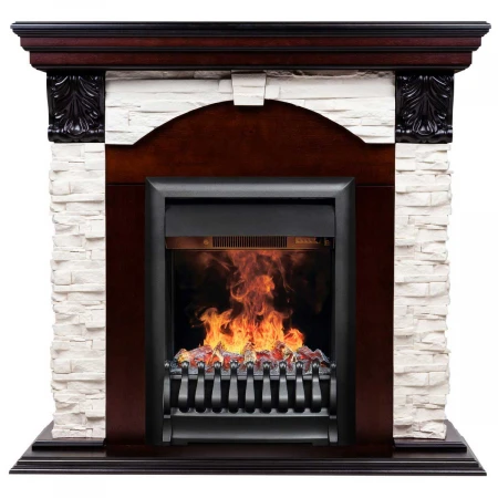 Электрокамин Realflame Dublin Lux AO с очагом 3D Oregan 343140