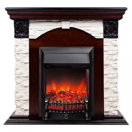 Электрокамин Realflame Dublin Lux AO с очагом Fobos Lux Black 301140