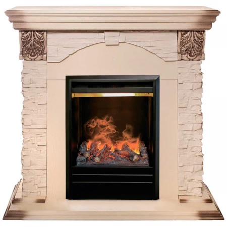 Электрокамин Realflame Dublin Lux WT с очагом 3D Olympic 342141