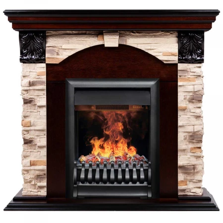 Электрокамин Realflame Dublin Rock AO с очагом 3D Oregan 343143