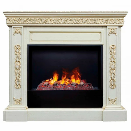 Электрокамин Realflame Ekaterina 26 WT с очагом 3D Cassette 630 338061