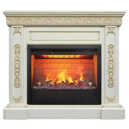 Электрокамин Realflame Ekaterina 26 WT с очагом 3D Helios 26 346061