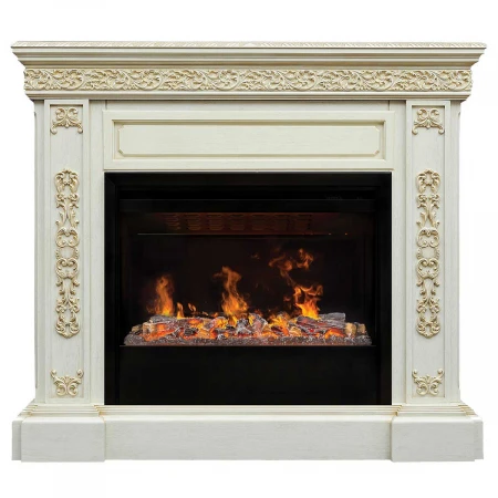 Электрокамин Realflame Ekaterina 26 WT с очагом 3D Helios 26 SBG 347061