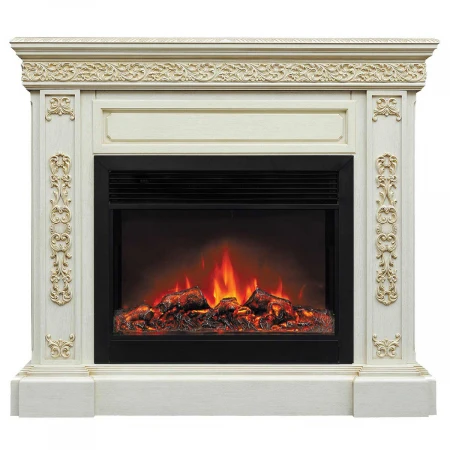 Электрокамин Realflame Ekaterina 26 WT с очагом Moonblaze Deluxe Black 317061