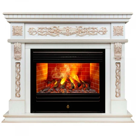 Электрокамин Realflame Estella 25,5/26 WT с очагом 3D Novara 348058