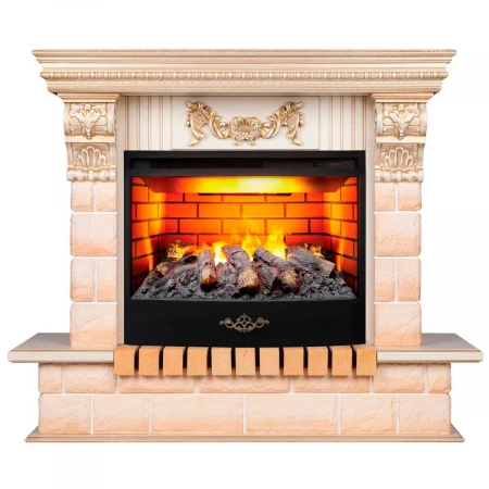 Электрокамин Realflame Gracia 24/25,5 WT с очагом 3D Firestar 25,5 344160