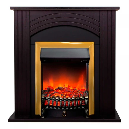 Электрокамин Realflame Hanna STD DN с очагом Fobos Lux Brass 303393