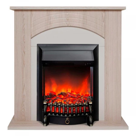 Электрокамин Realflame Hanna STD LO с очагом Fobos Lux Black 301394