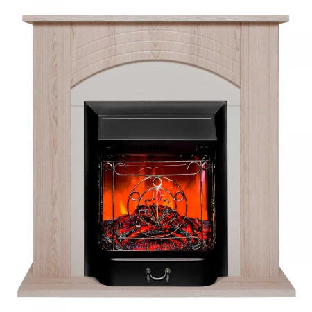 Электрокамин Realflame Hanna STD LO с очагом Majestic Lux Black 304394