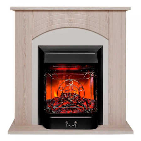 Электрокамин Realflame Hanna STD LO с очагом Majestic Lux Black RC 305394