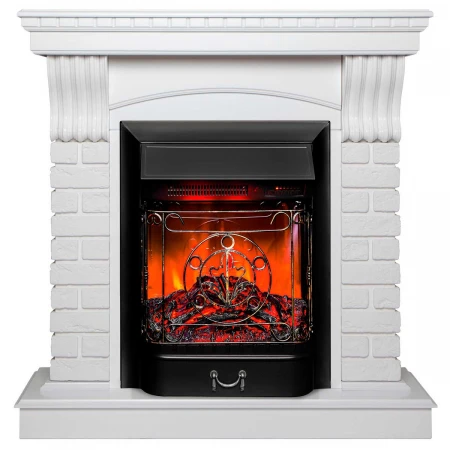 Электрокамин Realflame Jazz WT с очагом Majestic Lux Black RC 305300