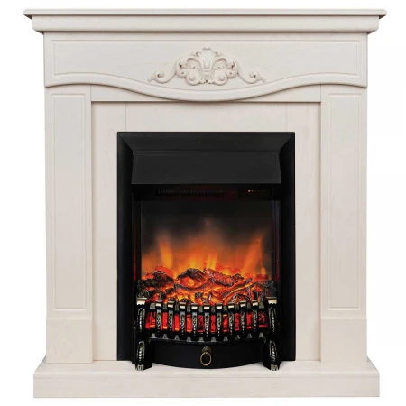 Электрокамин Realflame Junona WT с очагом Fobos Lux Black RC 302285