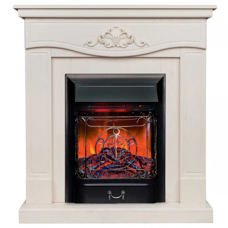 Электрокамин Realflame Junona WT с очагом Majestic Lux Black RC 305285