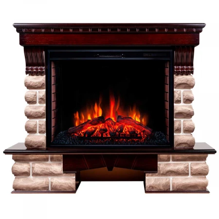 Электрокамин Realflame Kansas 33/33W AO с очагом Epsilon 33 355192